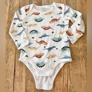 Pekkle Long Sleeve Onesie Dinosaurs 24 mos